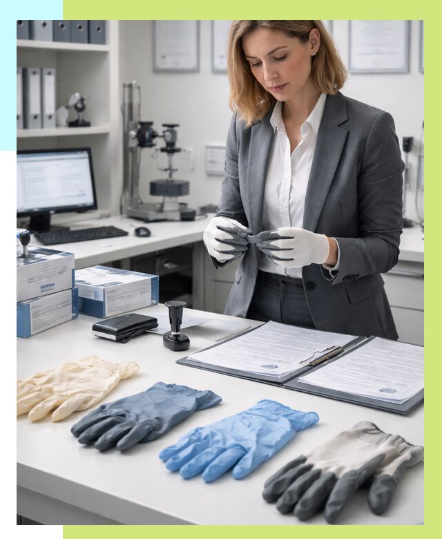 Сертификация перчаток в Пскове от 8628 р. | Алешин-Пск