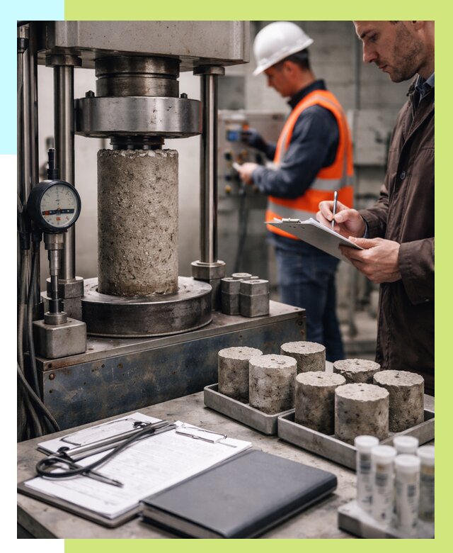 Сертификация бетона в Пскове от 30450 р. сертификат | Алешин-Пск