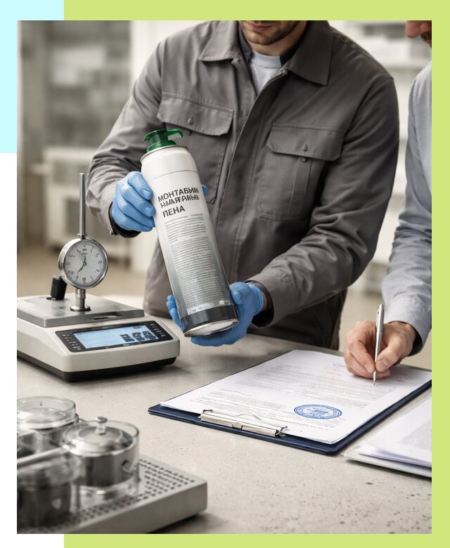 Сертификация монтажной пены в Пскове от 15225 р. | Алешин-Пск