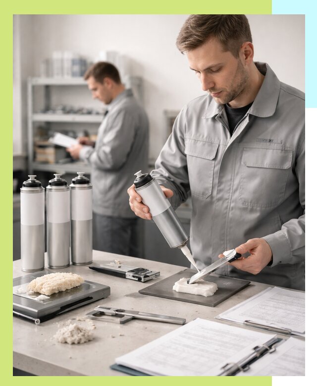 Сертификация монтажной пены и соответствие стандартам в Пскове