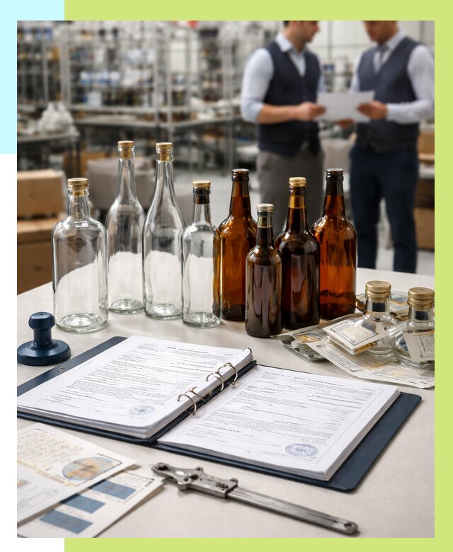 Сертификация стеклянных бутылок в Пскове от 25375 р. | Алешин-Пск