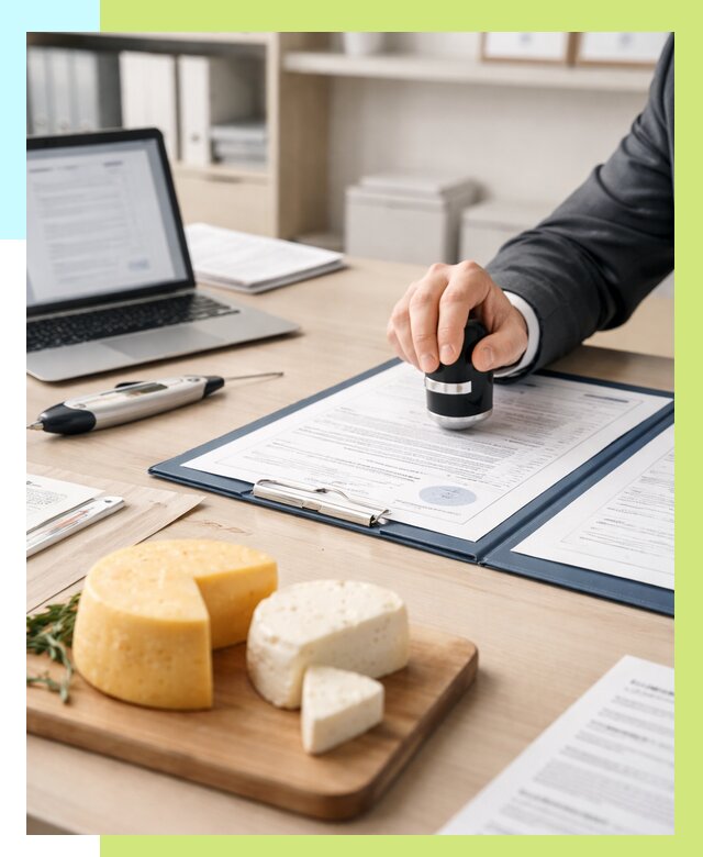 Сертификация сыров в Пскове от 15225 р | Сертификат на сыр Алешин-Пск