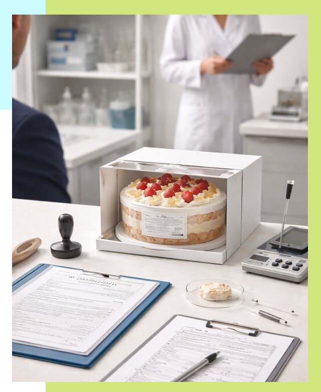 Сертификация тортов в Пскове от 9135 р. заказать | Алешин-Пск