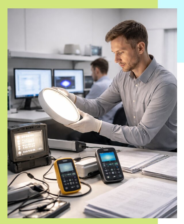 Сертификация светильников в Пскове: испытания и оформление