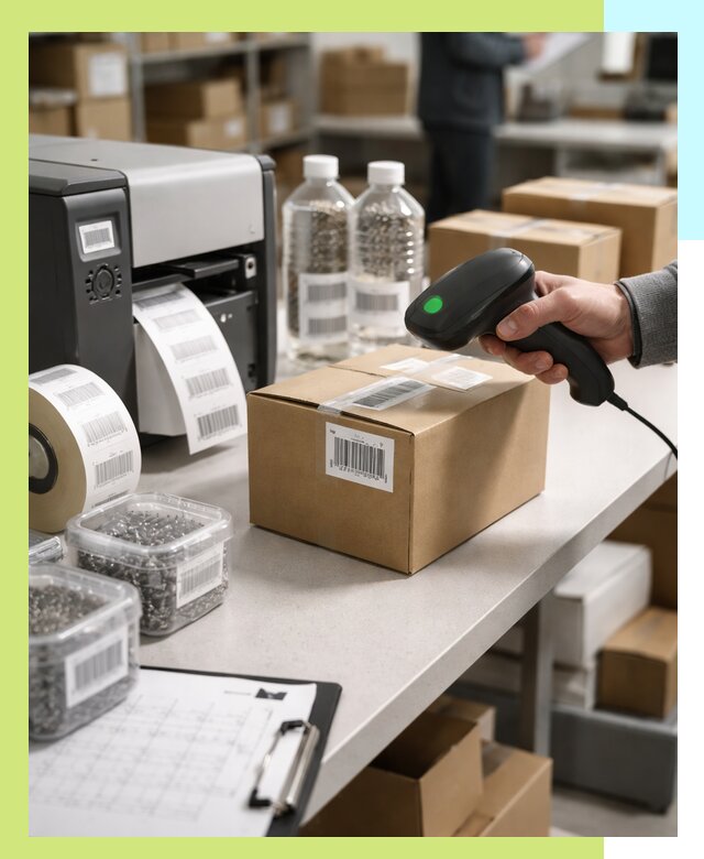 Штрихкодирование продукции и маркировка для продажи в Пскове
