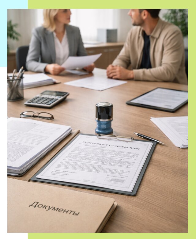 Сертификат соответствия на продукцию в Пскове от 15225 р.|Алешин-Пск