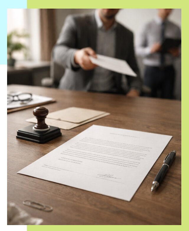 Отказное письмо по сертификации в Пскове от 3553 р. | Алешин-Пск