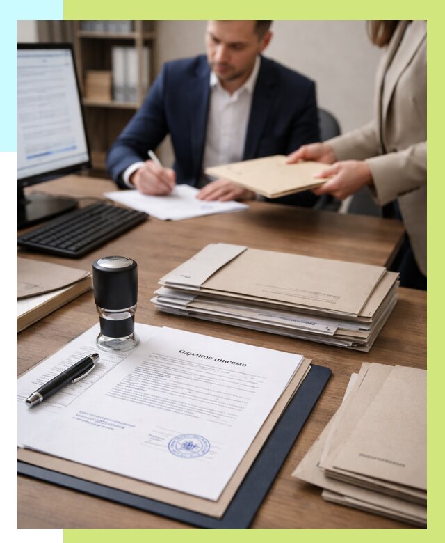 Отказное письмо для таможни в Пскове от 3045 р, Алешин-Пск