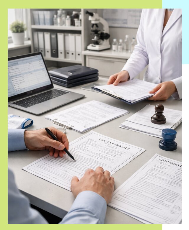 Оформление сертификата GMP в Пскове для фармпроизводства