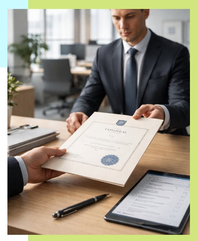 Сертификат ISO 30301 в Пскове от 35525 р. | Алешин-Пск - под ключ