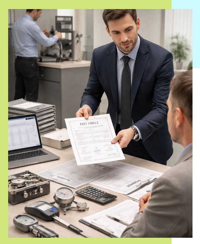 Выдача сертификата ISO 10012 по требованиям метрологии в Пскове