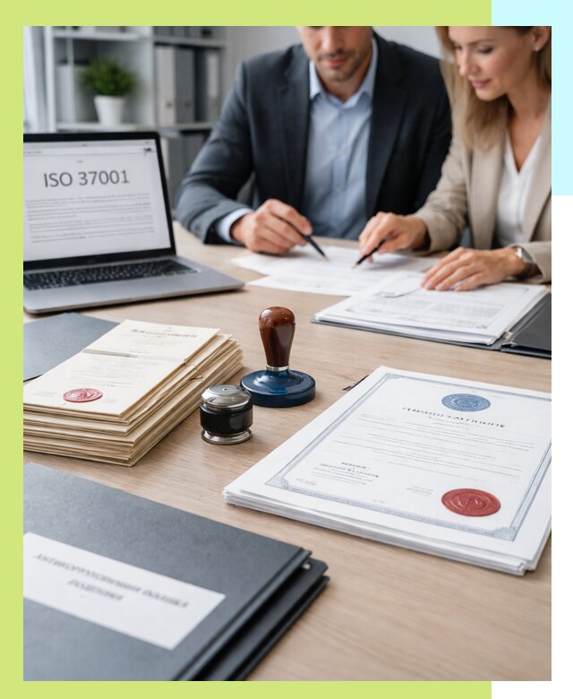 Получение сертификата ISO 37001 по системе борьбы с коррупцией в Пскове